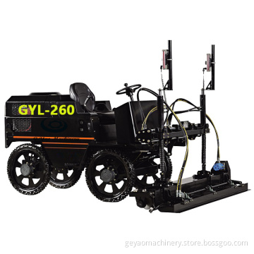Construction fully hydraulic 4 wheel ride-on  concrete laser screed